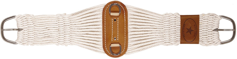 Mustang Roper 27-Strand Wool Blend Roper Cinch with Stainless Steel Buckles
