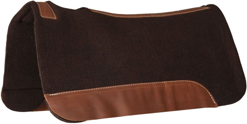 Mustang Contoured Felt Pad with Top Grain Wear Leathers
