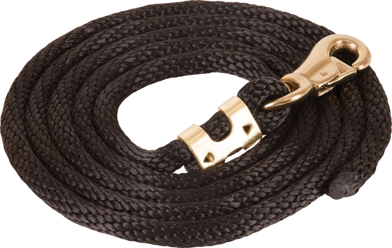 Mustang Poly Lead Rope with 1" Brass Plated Bull Snap