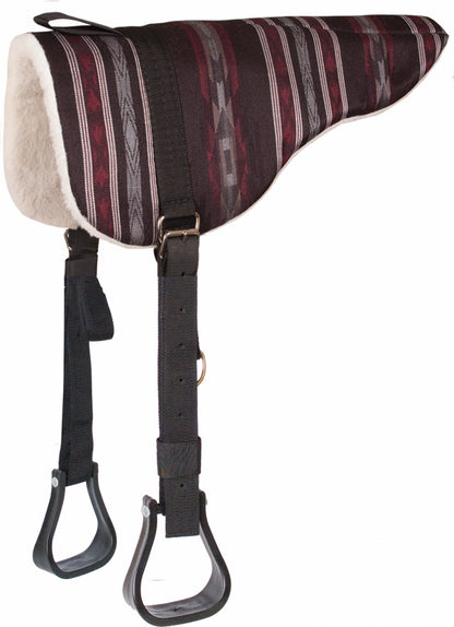 Mustang Mesa Herculon Bareback Pad with Stirrups