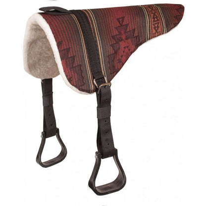 Mustang Mesa Herculon Bareback Pad with Stirrups