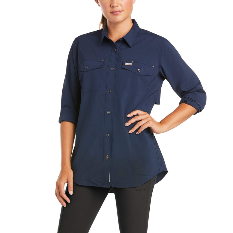 Ariat Ladies Rebar Made Tough VentTEK DuraStretch Work Shirt