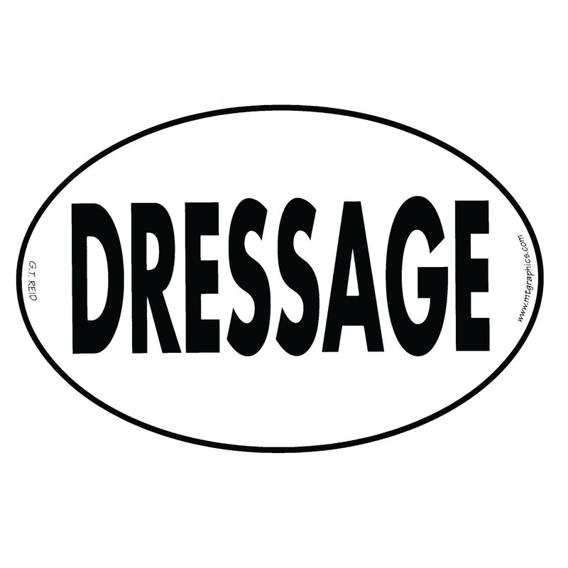 Euro Dressage Vinyl Stickers - Set Of 3