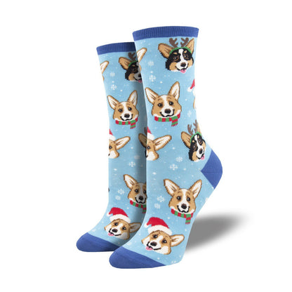 Christmas Corgis Socks