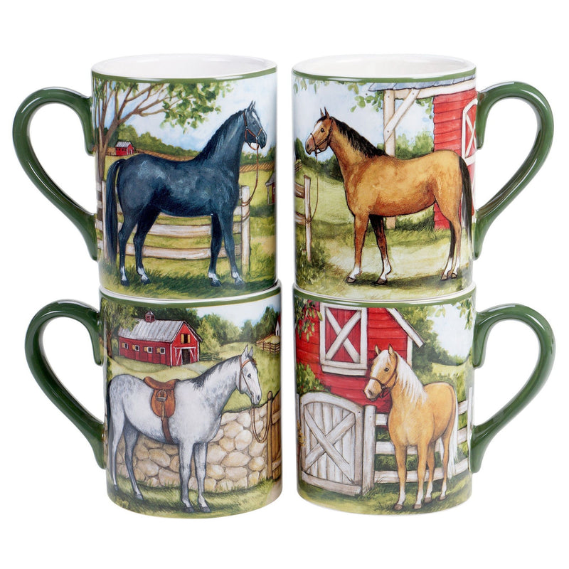 SummerHorse Mugs - Set Of 4