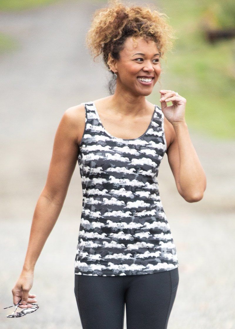 EQL by Kerrits Ladies Organic Cotton Printed Tank Top