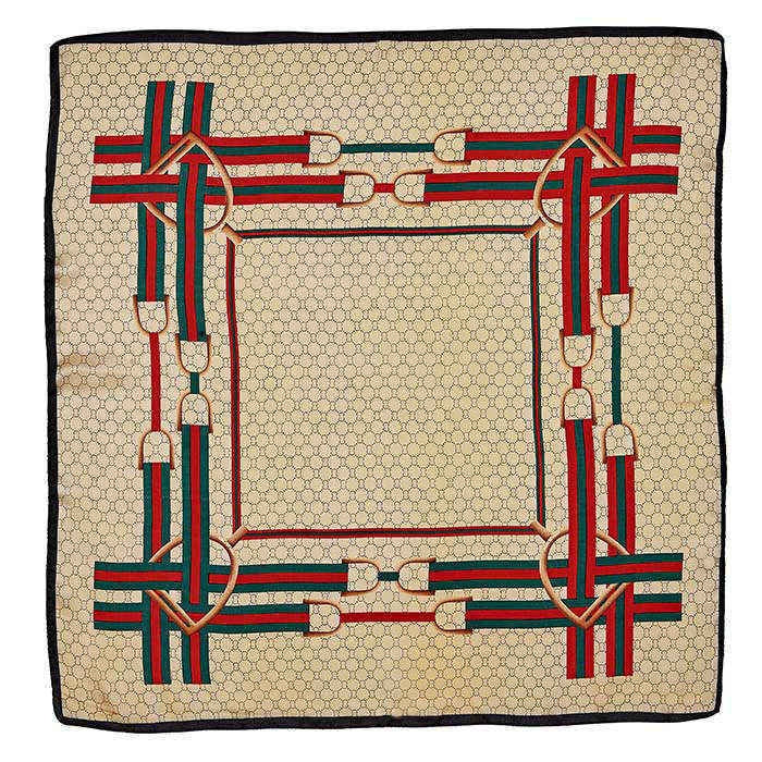 AWST Int'l English Stirrup Satin Scarf- 28" x 28"