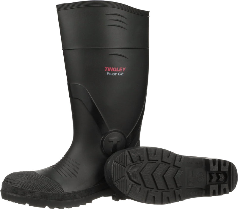 Tingley Pilot Plain Toe Knee Boots
