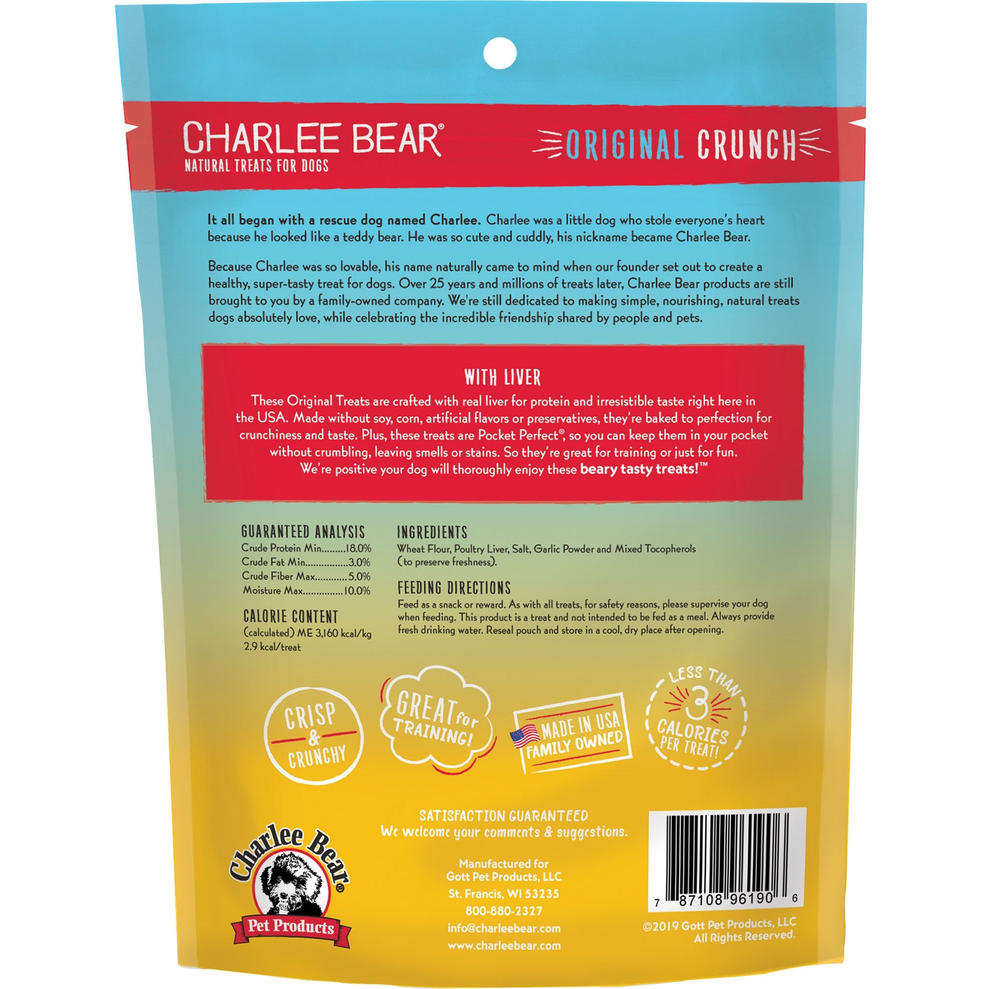 Charlee Bear Original Crunch Dog Treats