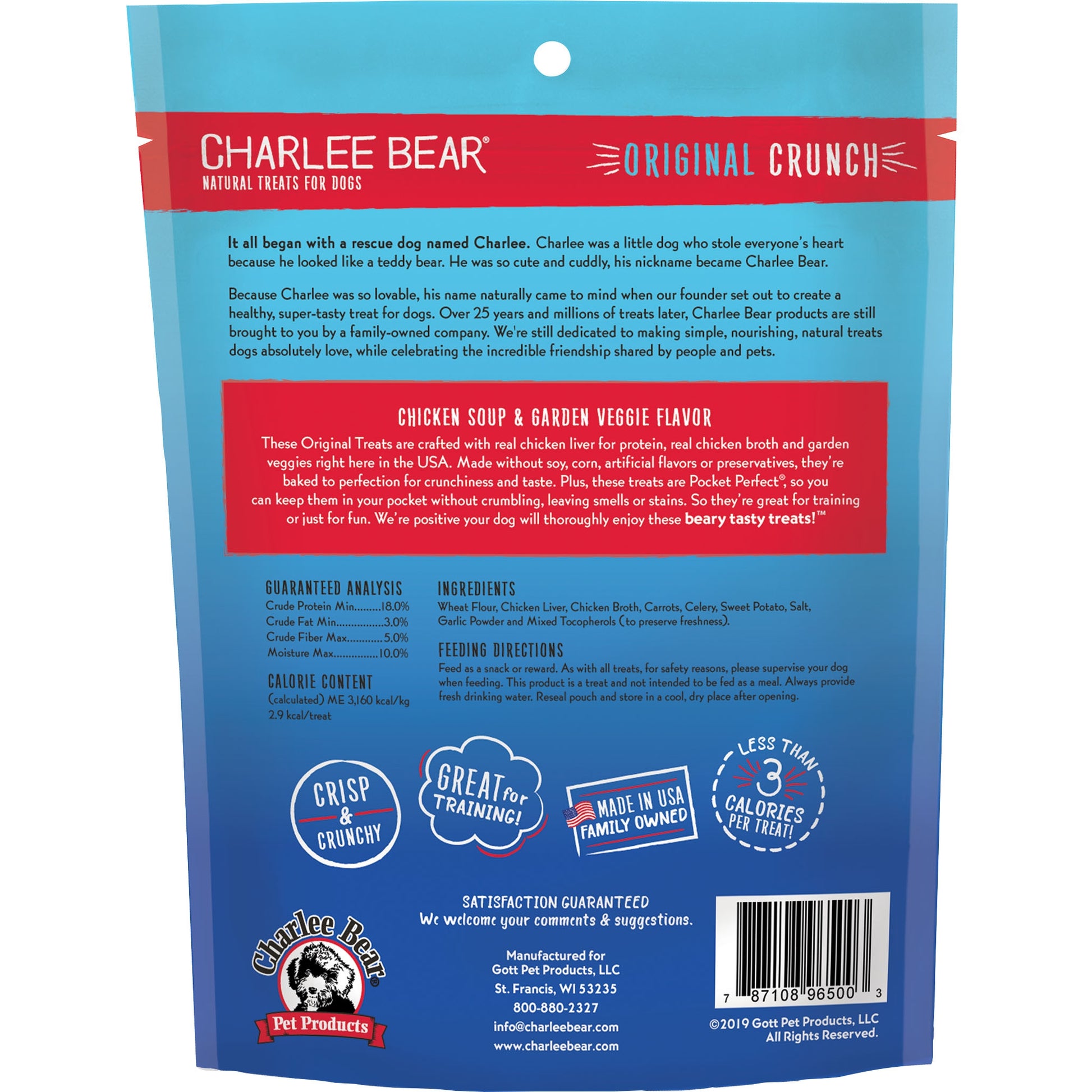 Charlee Bear Original Crunch Dog Treats