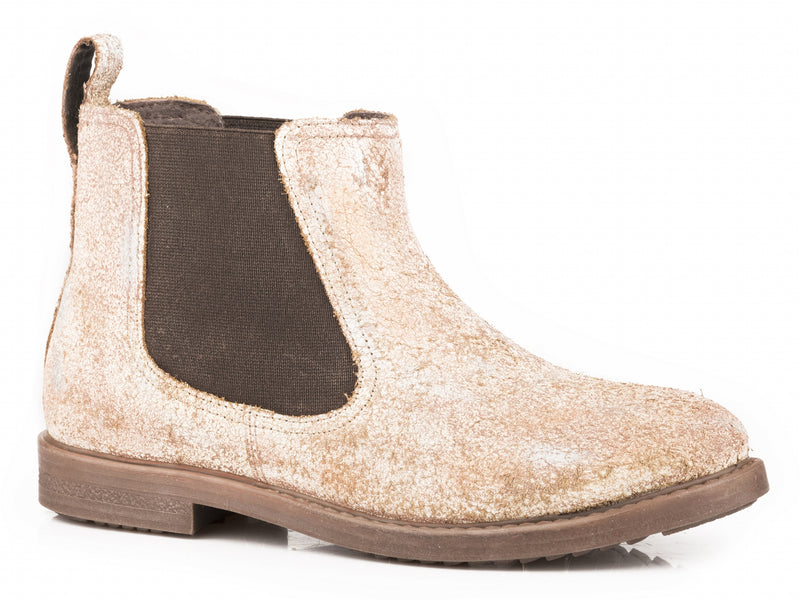 Roper Ladies Vintage Distressed Slip-On Boots