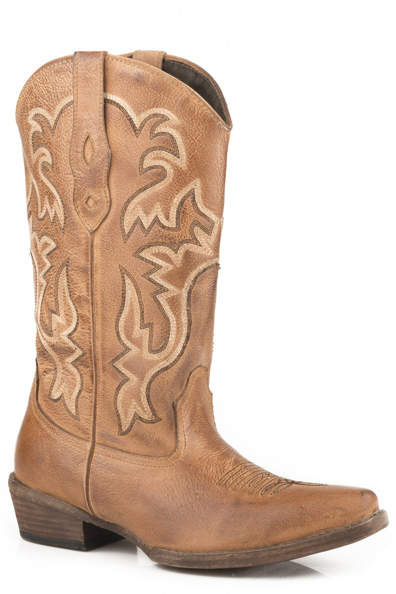 Roper Ladies Tina Western Stitch 12" Snip Toe Boots