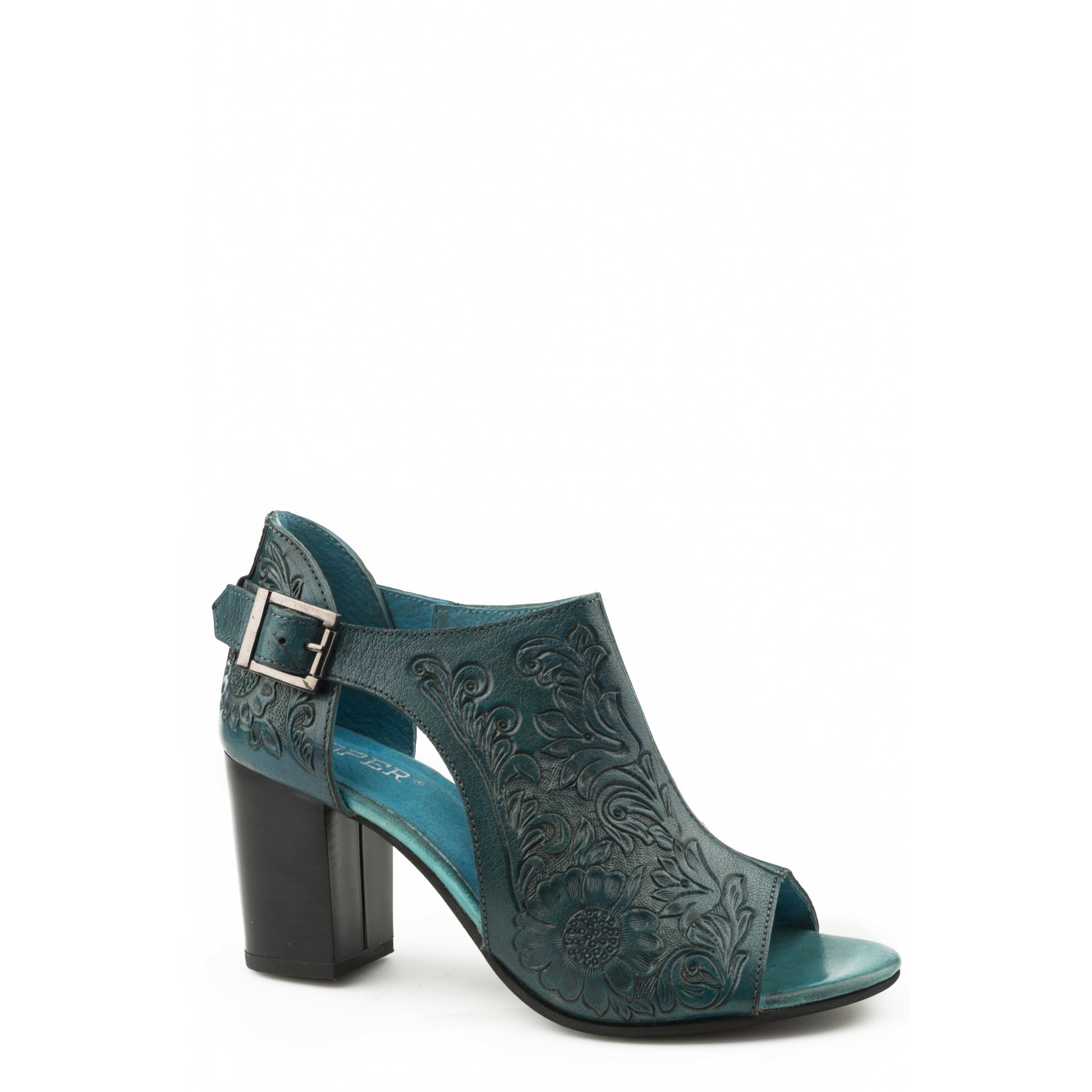 Roper Ladies Mika Open Toe Mules with Closed Back
