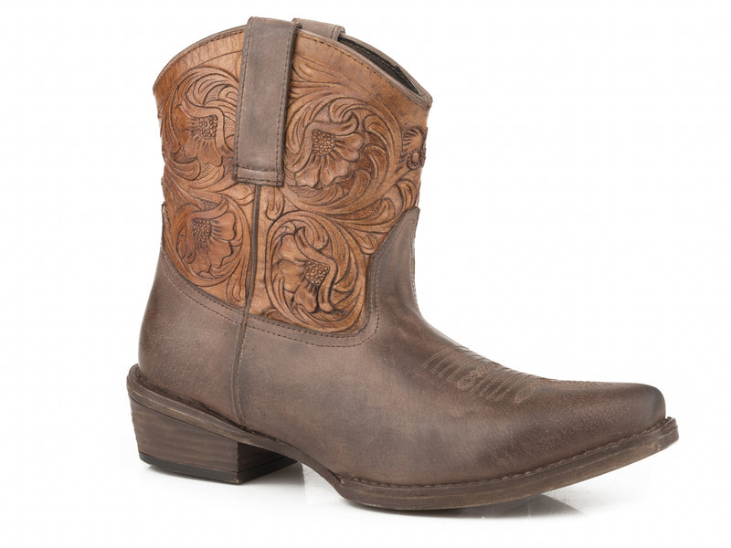 Roper Ladies Snip Toe Shorty Boots