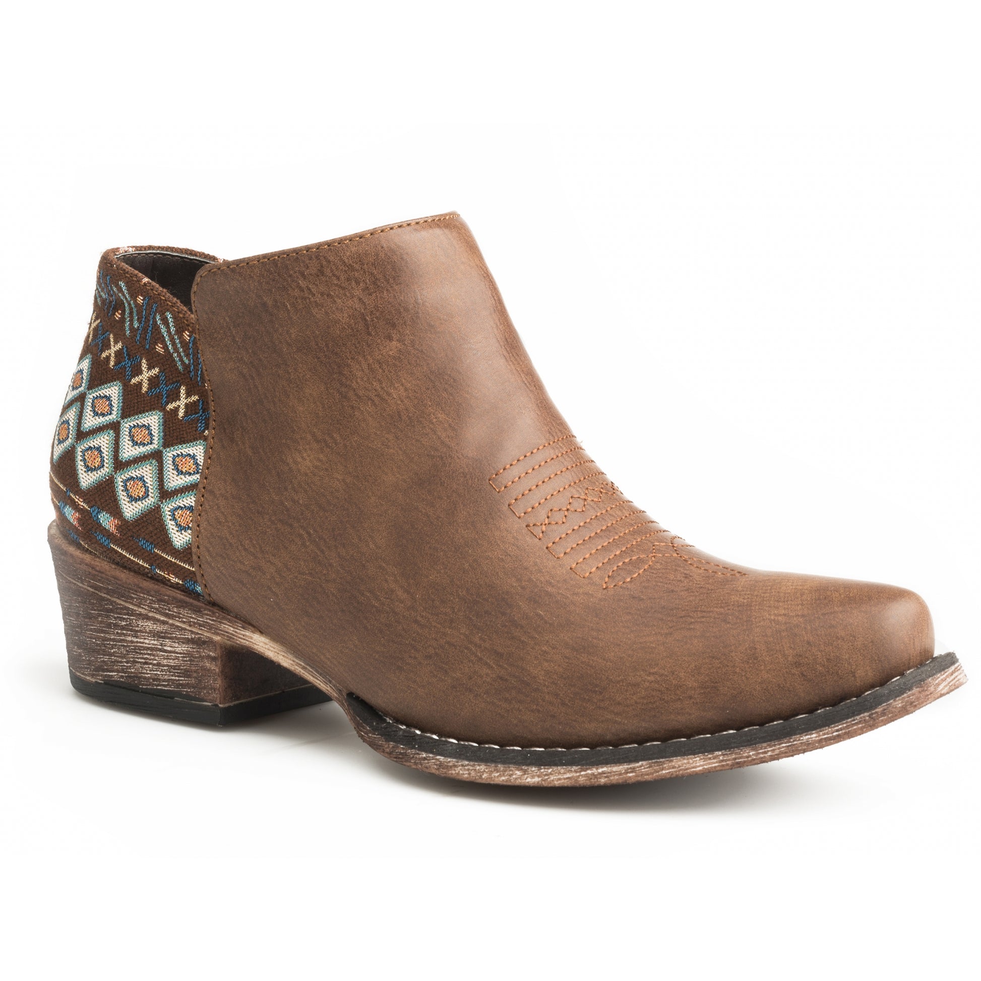 Roper Ladies Sedona Aztec Snip Toe Boots