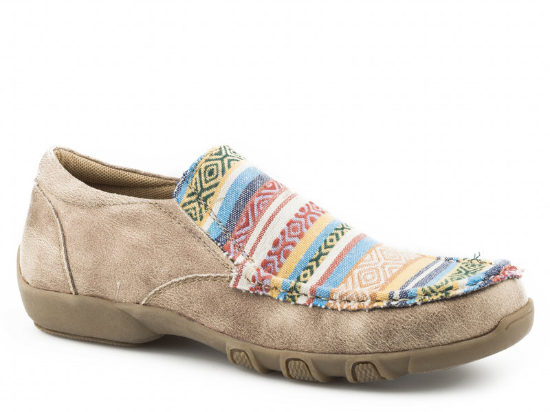 Roper Ladies Johnnie Moc Slip On Shoes