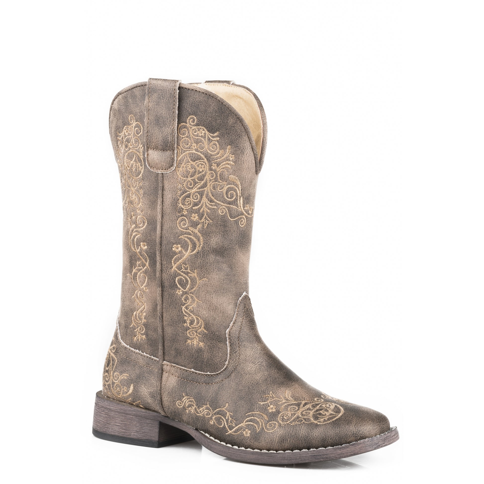 Roper Ladies Riley Scroll Square Toe Boots