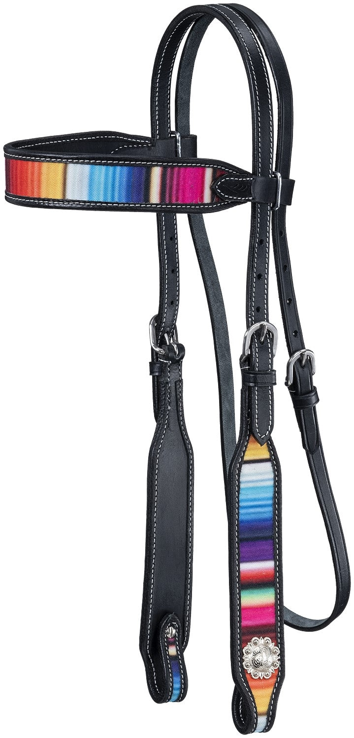 Tough-1 Serape Print Browband Headstall