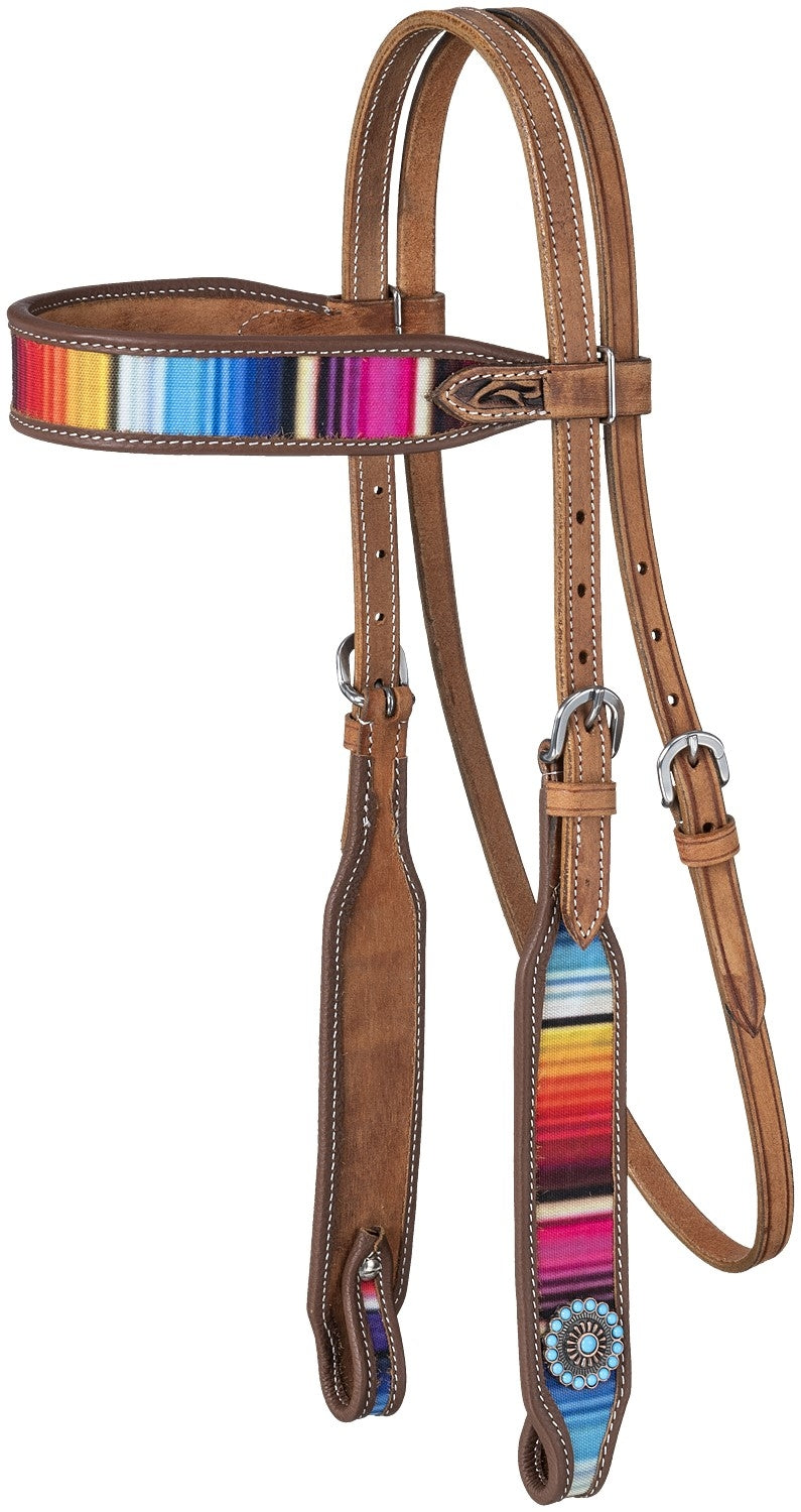 Tough-1 Serape Browband Headstall