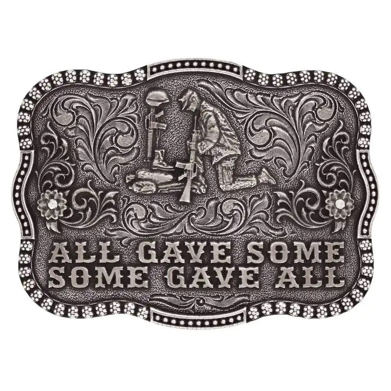 Montana Silversmiths All Gave Some Rememberance Attitude Buckle