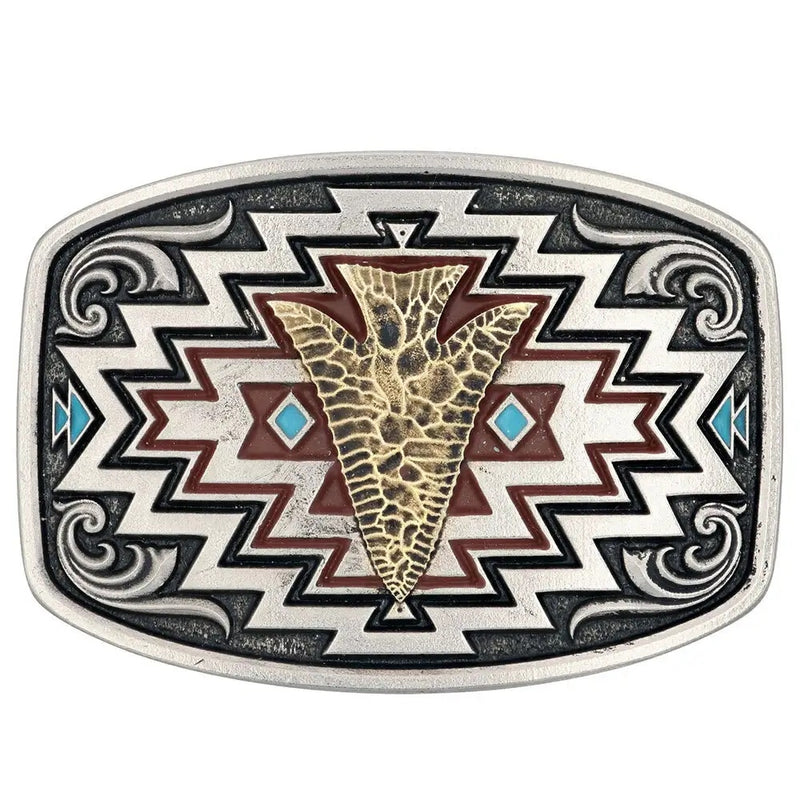Montana Silversmiths Radiating Center of it All Arrow Belt Buckle