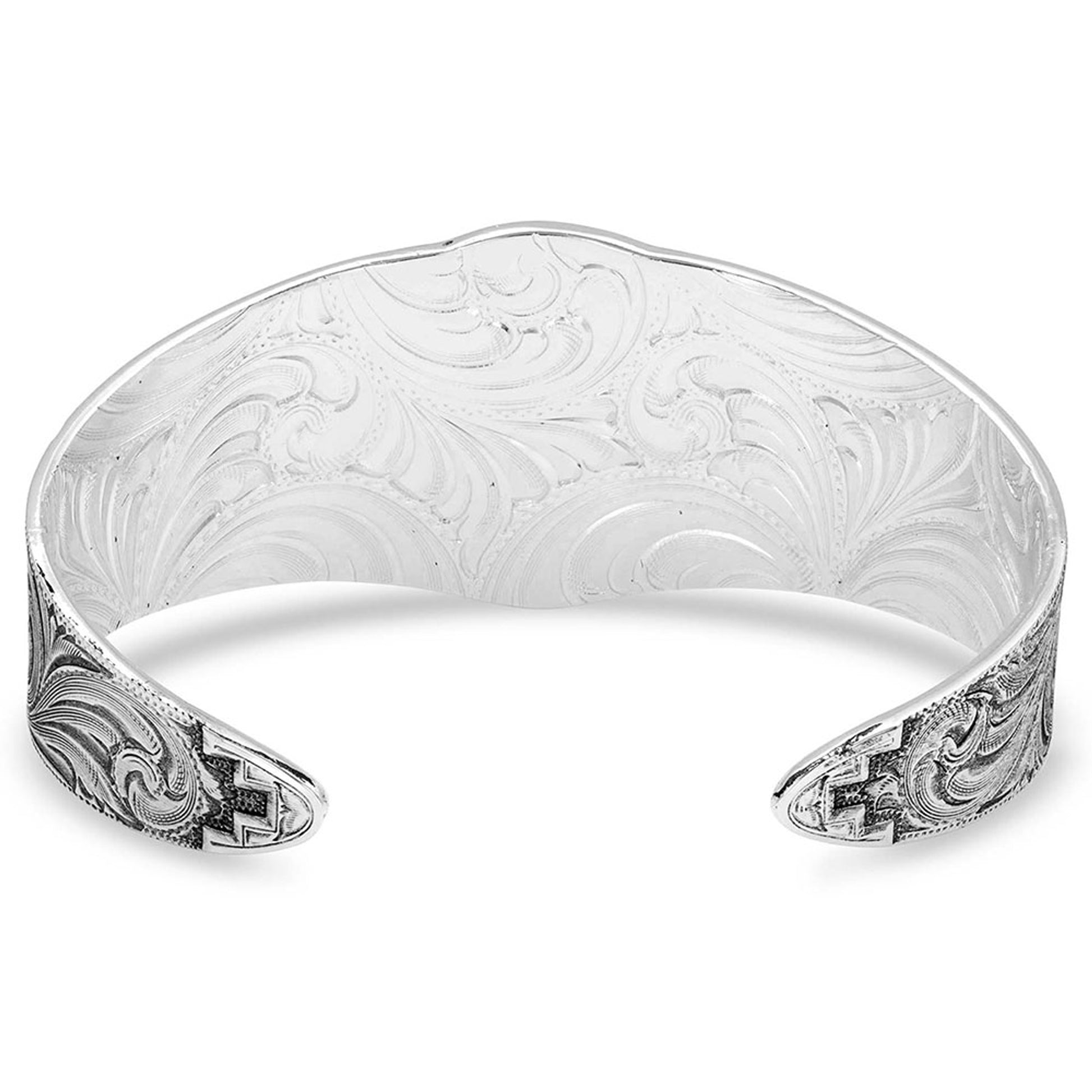 Montana Silversmiths Buffalo Feather Cuff Bracelet