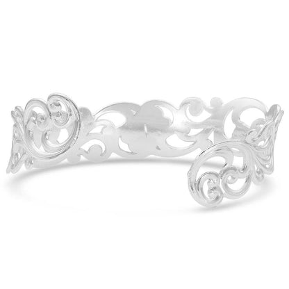 Montana Silversmiths Denim & Lace Filigree Cuff Bracelet