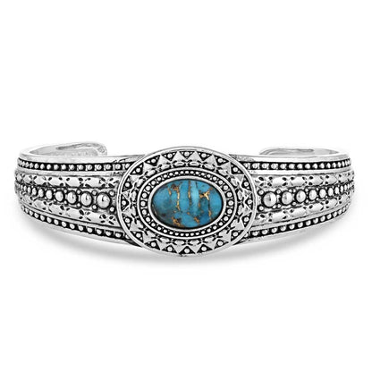Montana Silversmiths At the Center Turquoise Bracelet