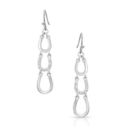 Montana Silversmiths One Step Closer Horseshoe Earrings