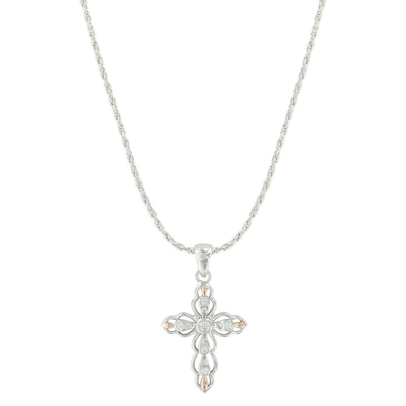 Montana Silversmiths Against the Light Cross Necklace