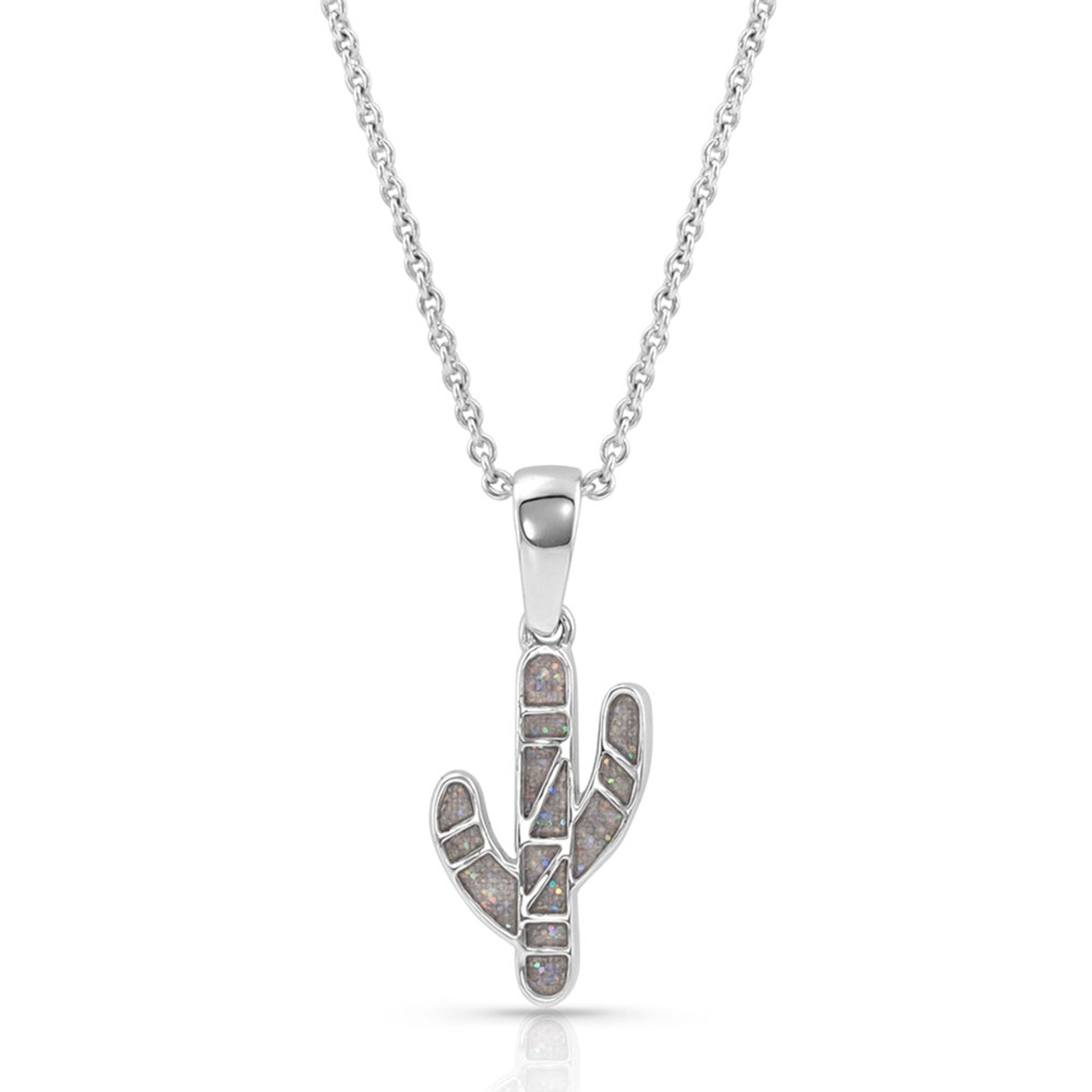 Montana Silversmiths Two Side To Every Cactus Necklace