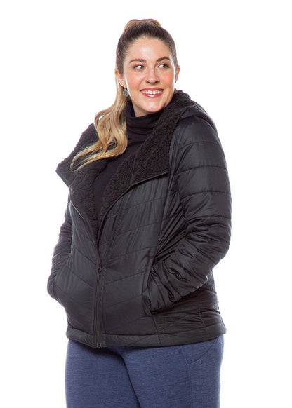 EQL by Kerrits Ladies Sherpa-Lined Quilted Jacket
