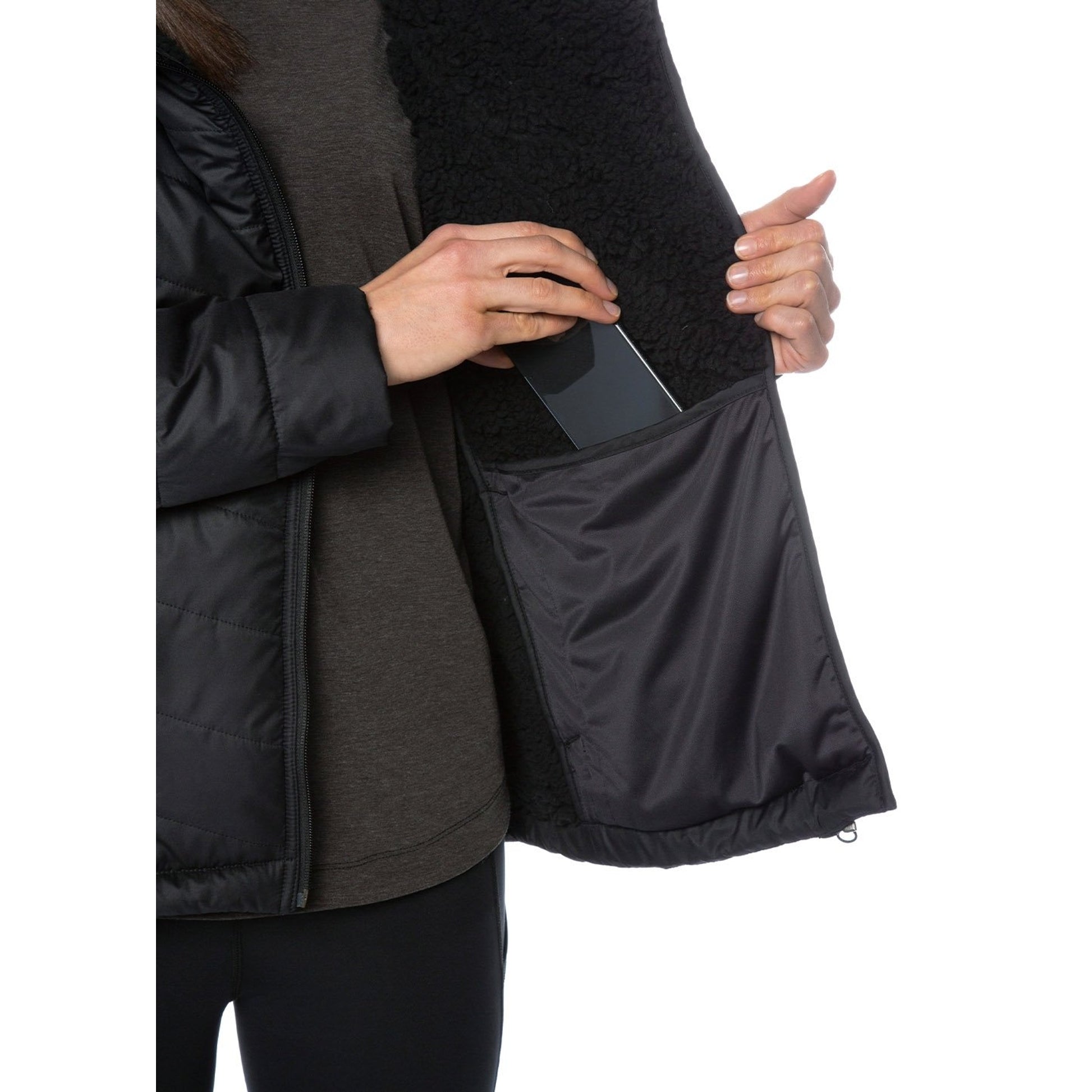 EQL by Kerrits Ladies Sherpa-Lined Quilted Jacket