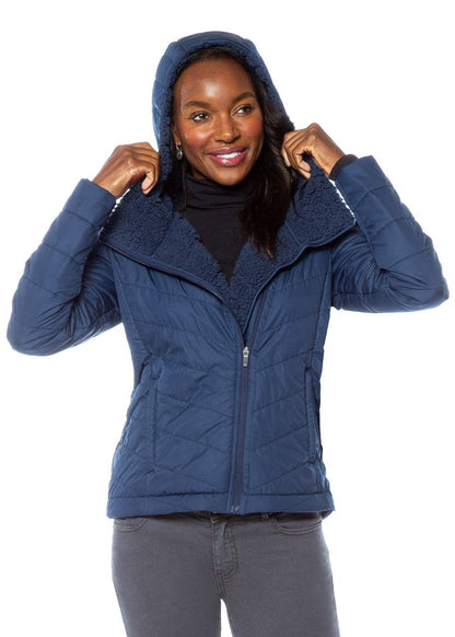 EQL by Kerrits Ladies Sherpa-Lined Quilted Jacket