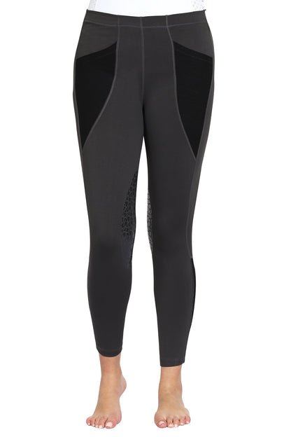 TuffRider Ladies Silicone Knee Patch Tatum Tights