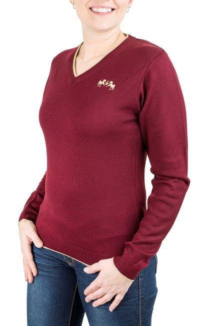 Equine Couture Ladies Morgan V-Neck Sweater