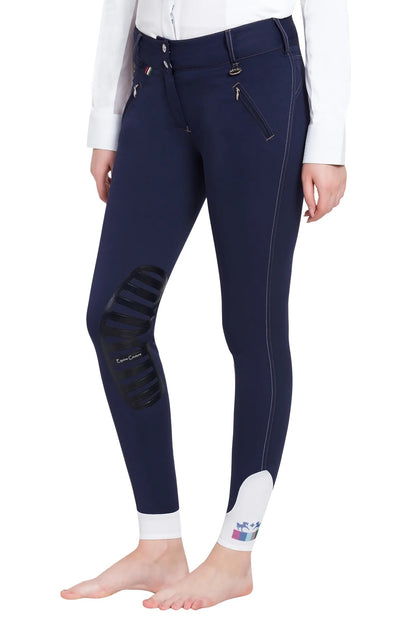Equine Couture Ladies Beatta Silicone Knee Patch Breeches