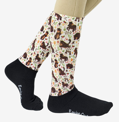 Equine Couture Kids Over The Calf Boot Socks