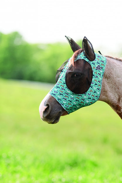 Prof Choice Comfort Fit Lycra Fly Mask - Prints