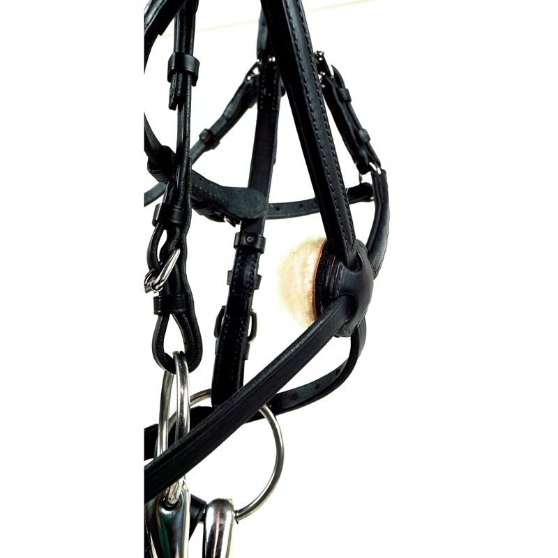 Nunn Finer Padded Figure 8 Noseband with Interchangeable Button Pieces