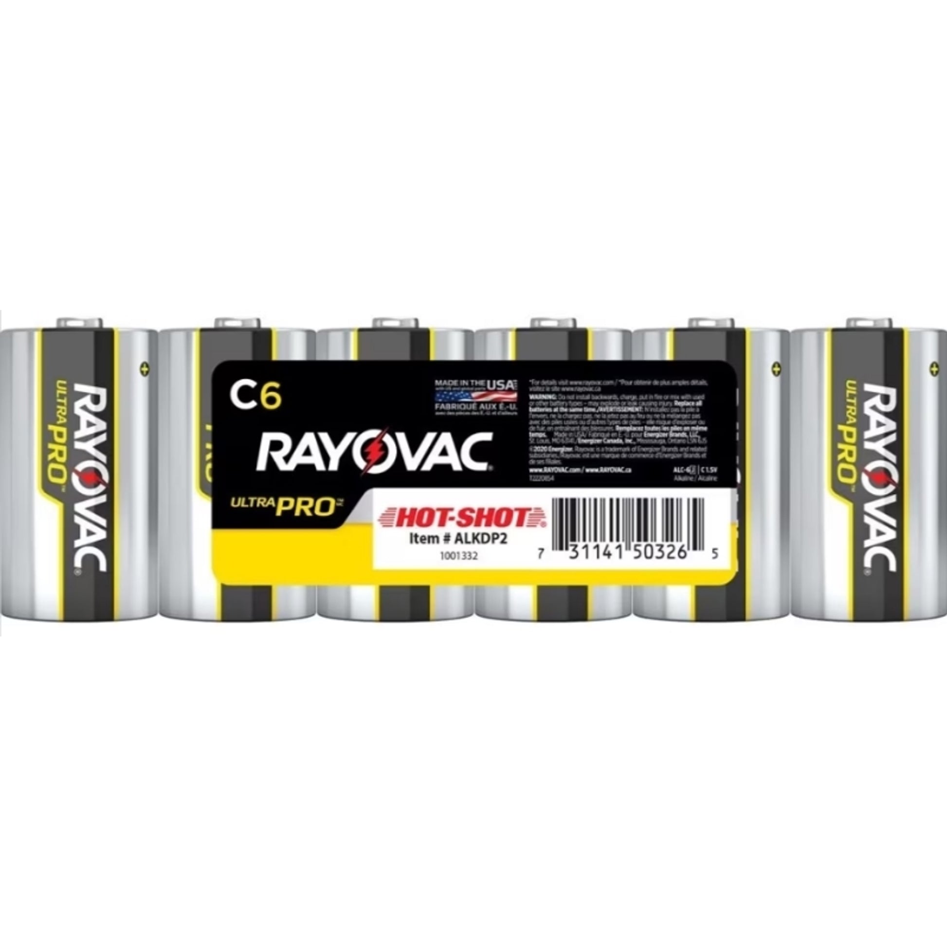 Hot Shot Alkaline Batteries - 6 Pack