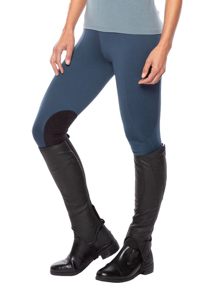 Kerrits Ladies Flow Rise Knee Patch Performance Tights