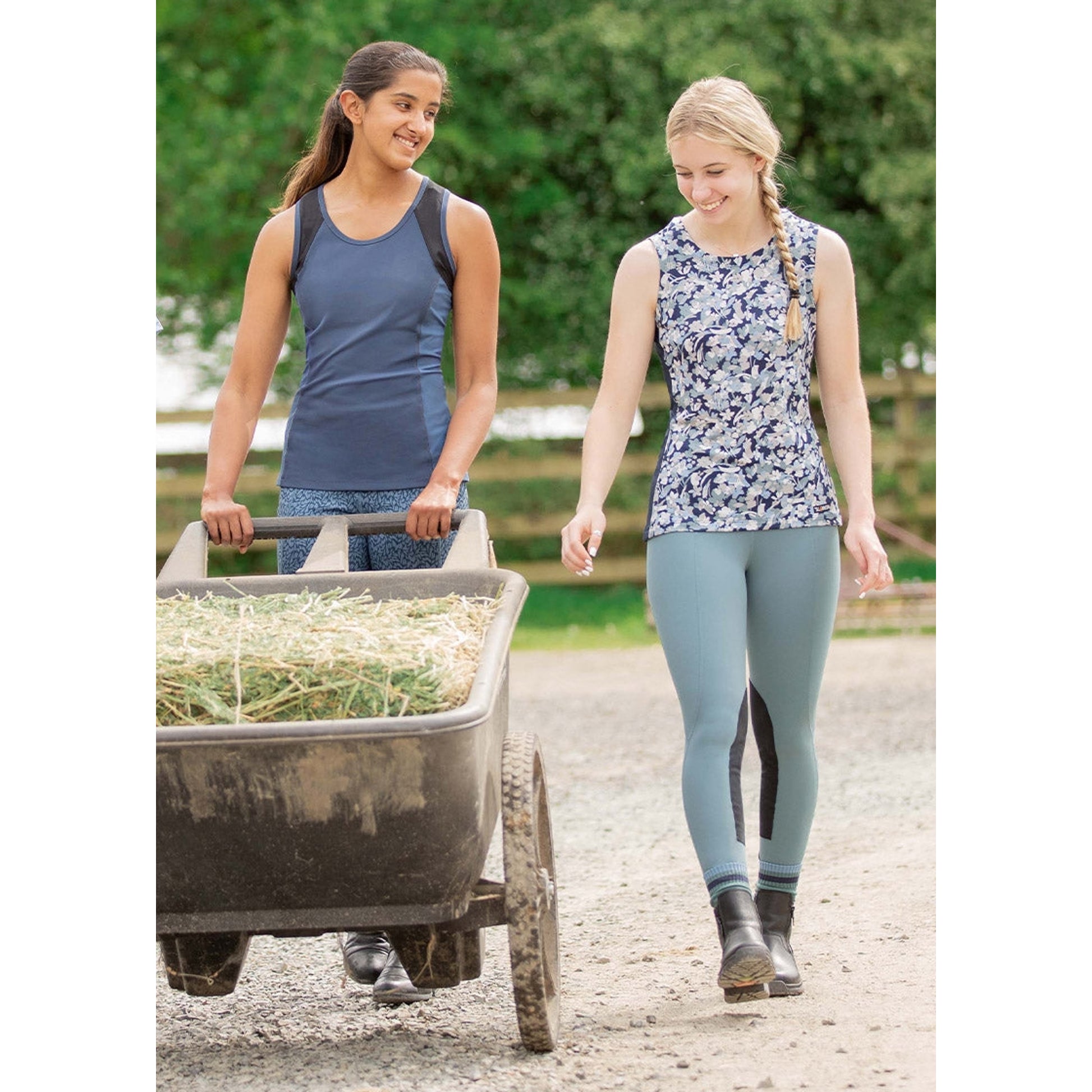 Kerrits Ladies Flow Rise Knee Patch Performance Tights