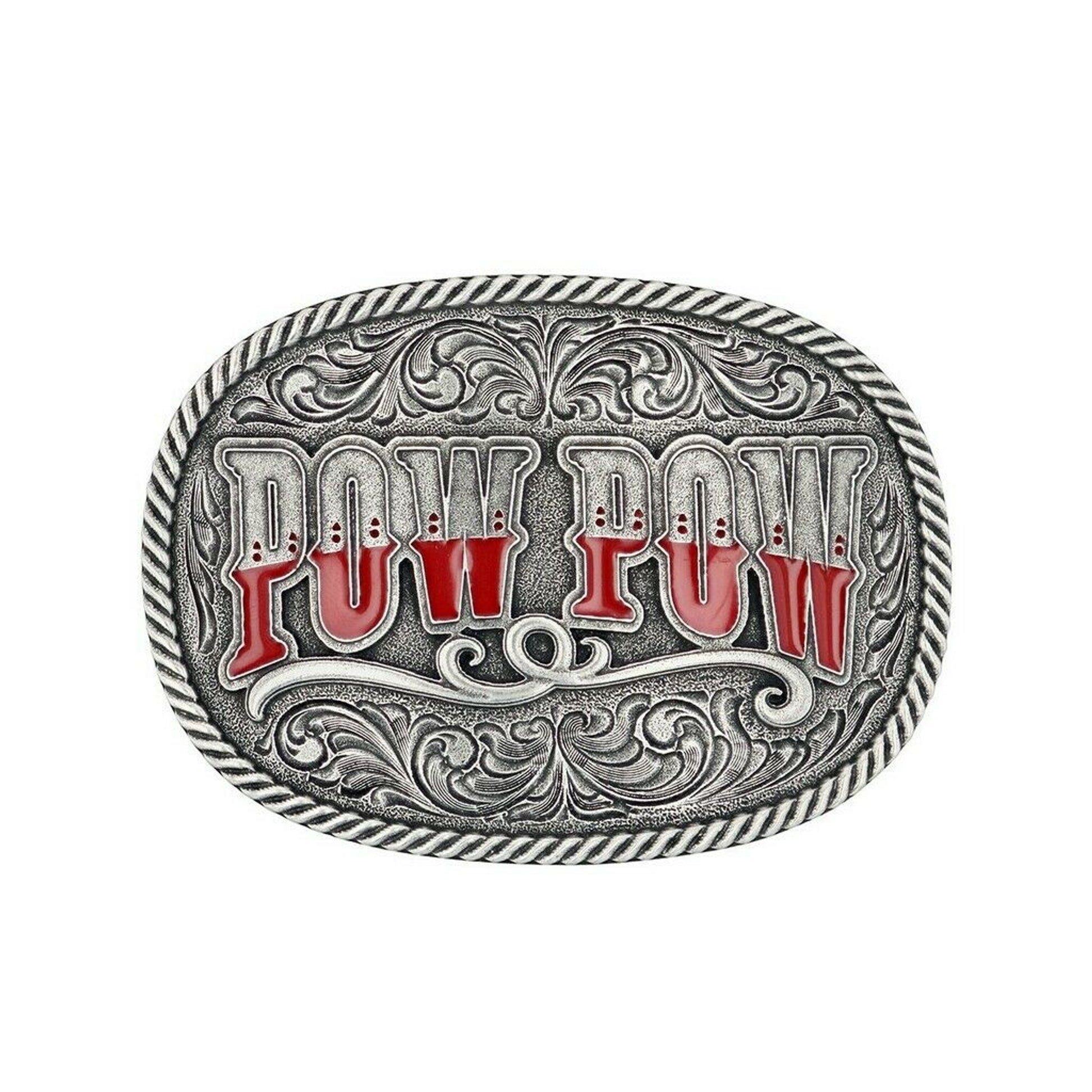 Montana Silversmiths POW POW Dale Brisby Attitude Belt Buckle