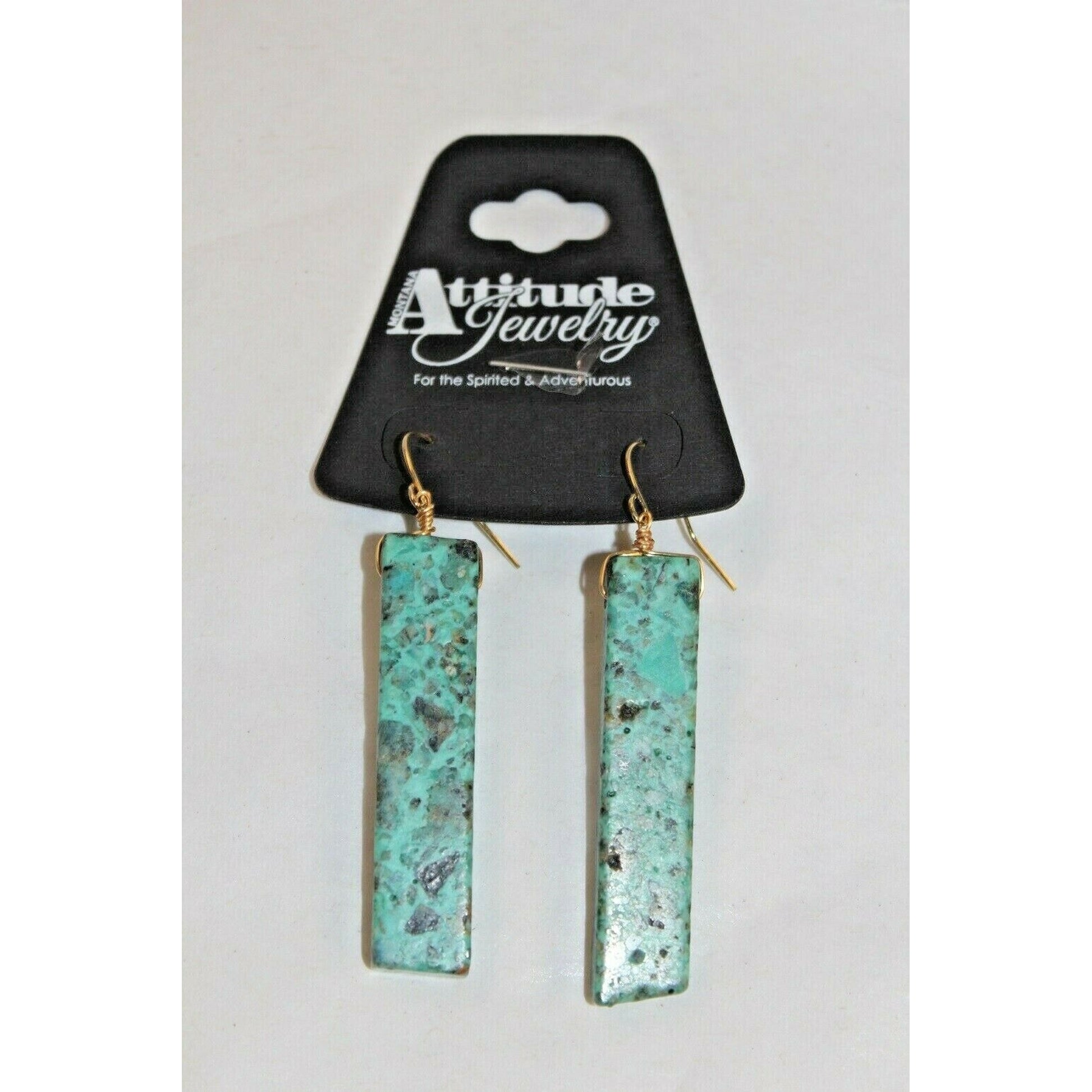 Montana Silversmiths Attitude Vibrant Gypsy Jade Earrings
