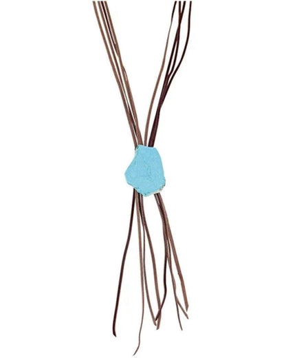 Montana Silversmiths Ladies Simplistic Corded Leather Necklace
