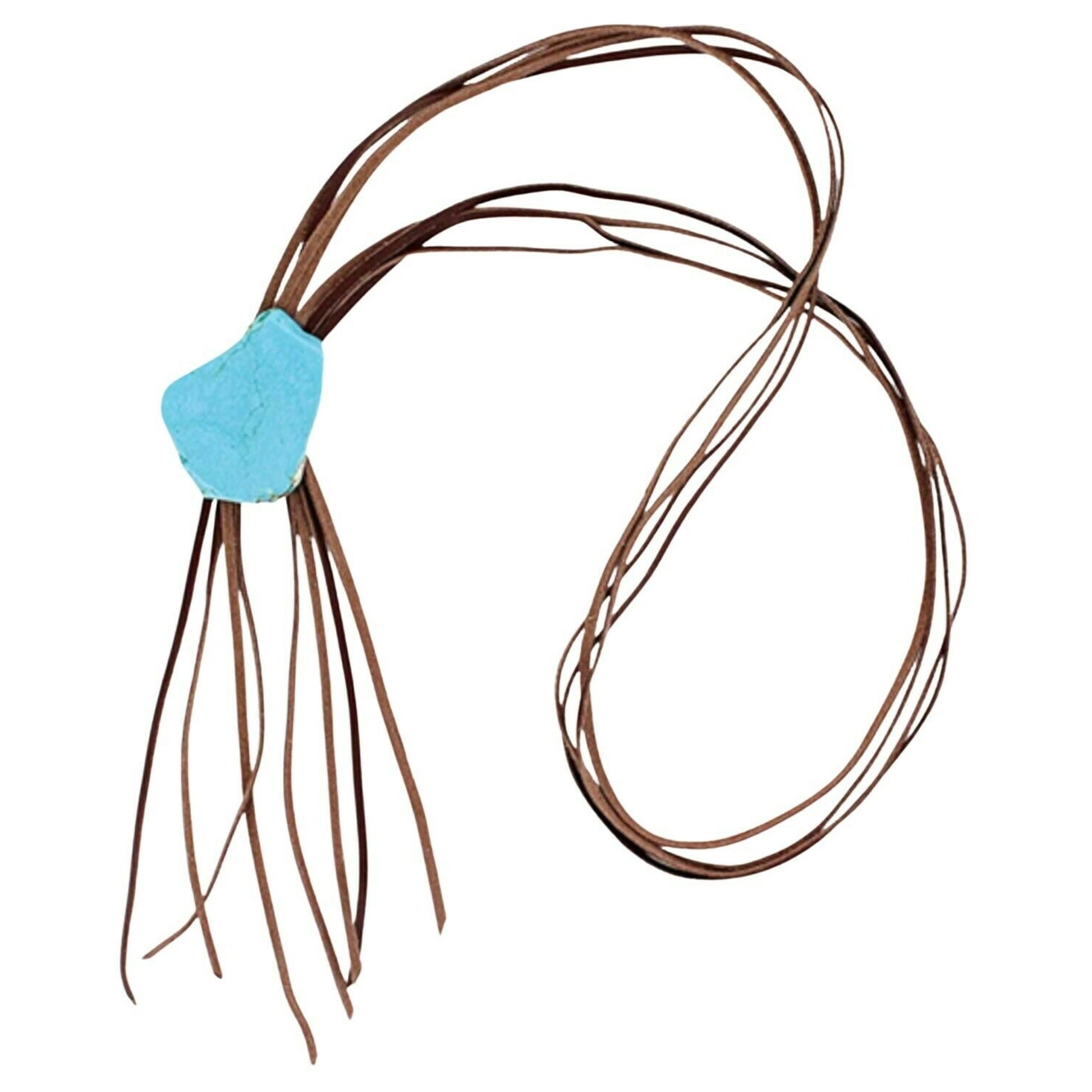 Montana Silversmiths Ladies Simplistic Corded Leather Necklace