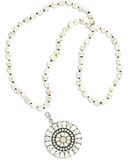 Montana Silversmiths Ladies Early Morning Silver Dollar Necklace