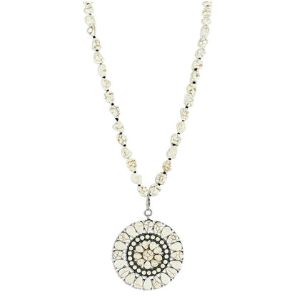 Montana Silversmiths Ladies Early Morning Silver Dollar Necklace