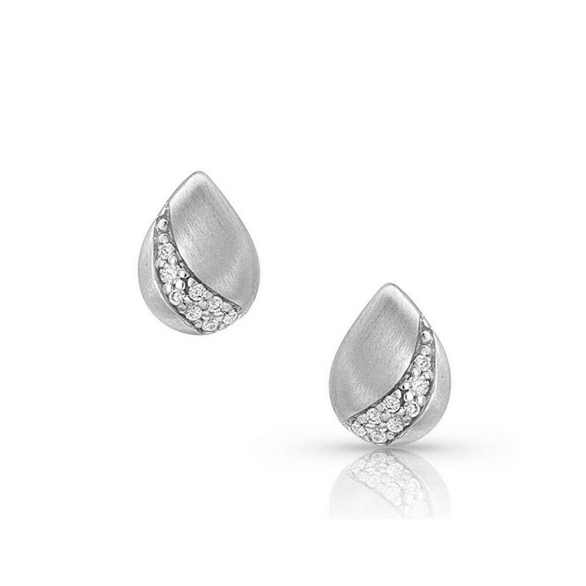 Montana Silversmiths Satin Teardrop Earrings